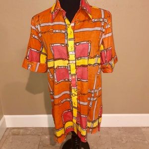 Vipavadee Short Sleeve oversized shirt (M)